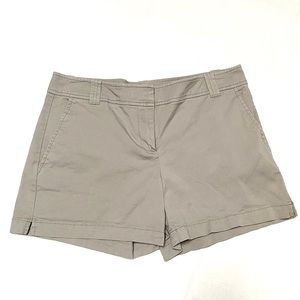 New York & Co - Gray Chino Shorts w/ Tab Closure